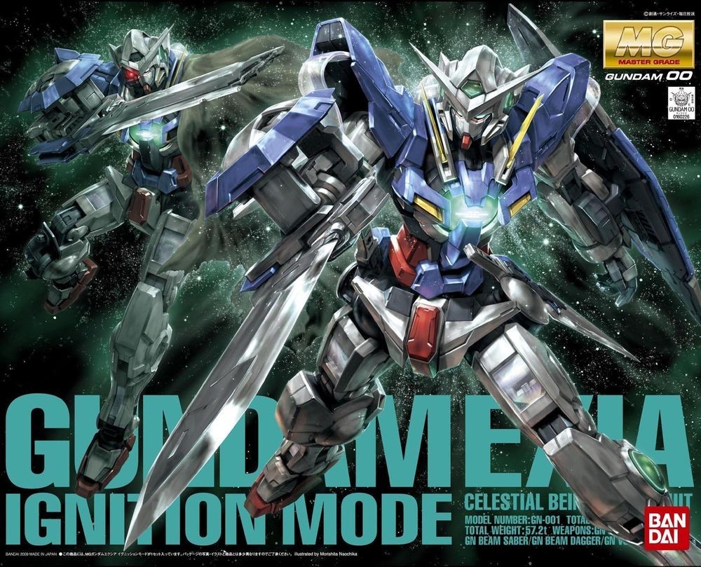 Bandai 1/100 MG Gundam Exia Ignition Mode Celestial Being Mobile Suit GN-001 G0161015