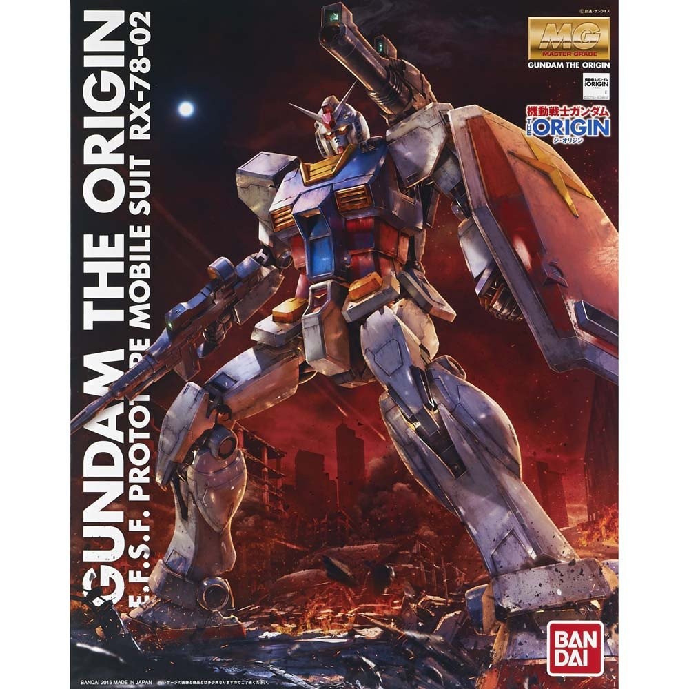 BANDAI 1/100 MGGTO E.F.S.F. PROTOTYPE MOBILE SUIT RX-78-02 KIT G0201314