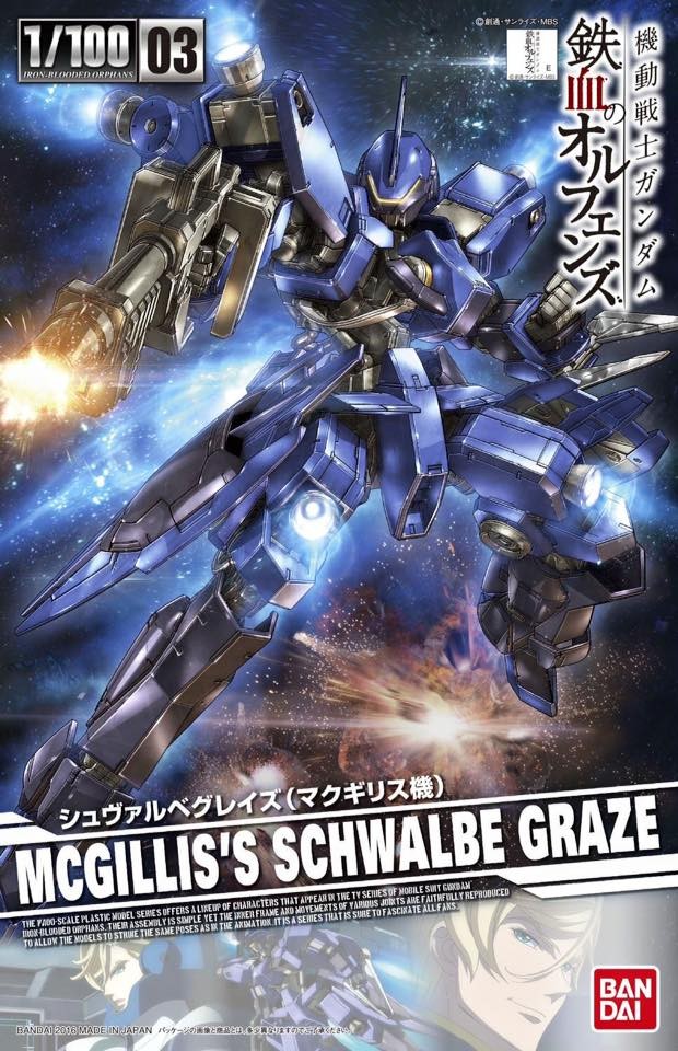 Bandai 1/100 Schwalbe Graze McGillis' Custom G0205977