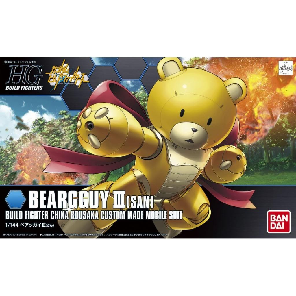 Bandai 1/144 HG Beargguy III (San) Kit (Red Bandai)