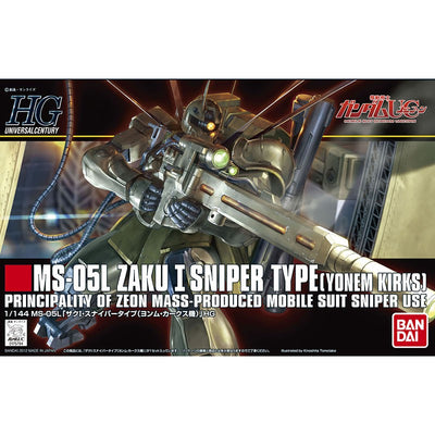 Bandai 1/144 HG MS-05L Zaku I Sniper Type (Yonem Kirks) Kit