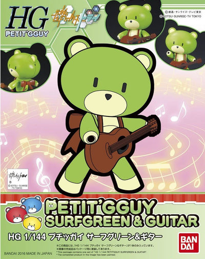 Bandai 1/144 HG Petit'gguy Surfgreen & Guitar
