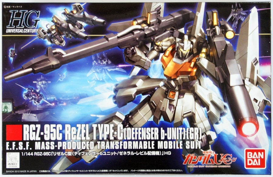 Bandai 1/144 HG RGZ-95C ReZEL Type-C (Defenser b-Unit) [GR] Kit