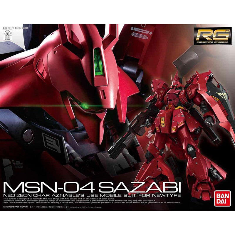 Bandai 1/144 RG MSN-04 Sazabi Kit