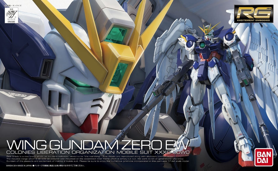 Bandai 1/144 RG XXXG-00W0 Wing Gundam Zero EW Kit