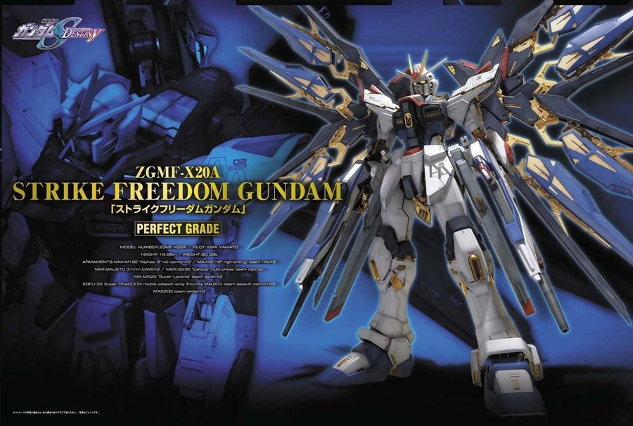Bandai 1/60 PG ZGMF-X20A Strike Freedom Gundam Kit
