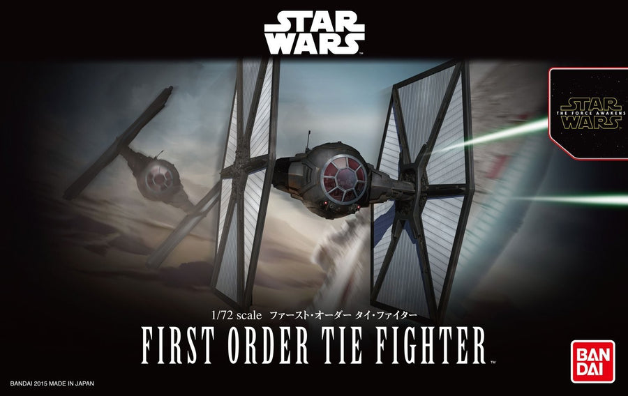 Bandai 1/72 Star Wars First Order TIE Fighter Kit