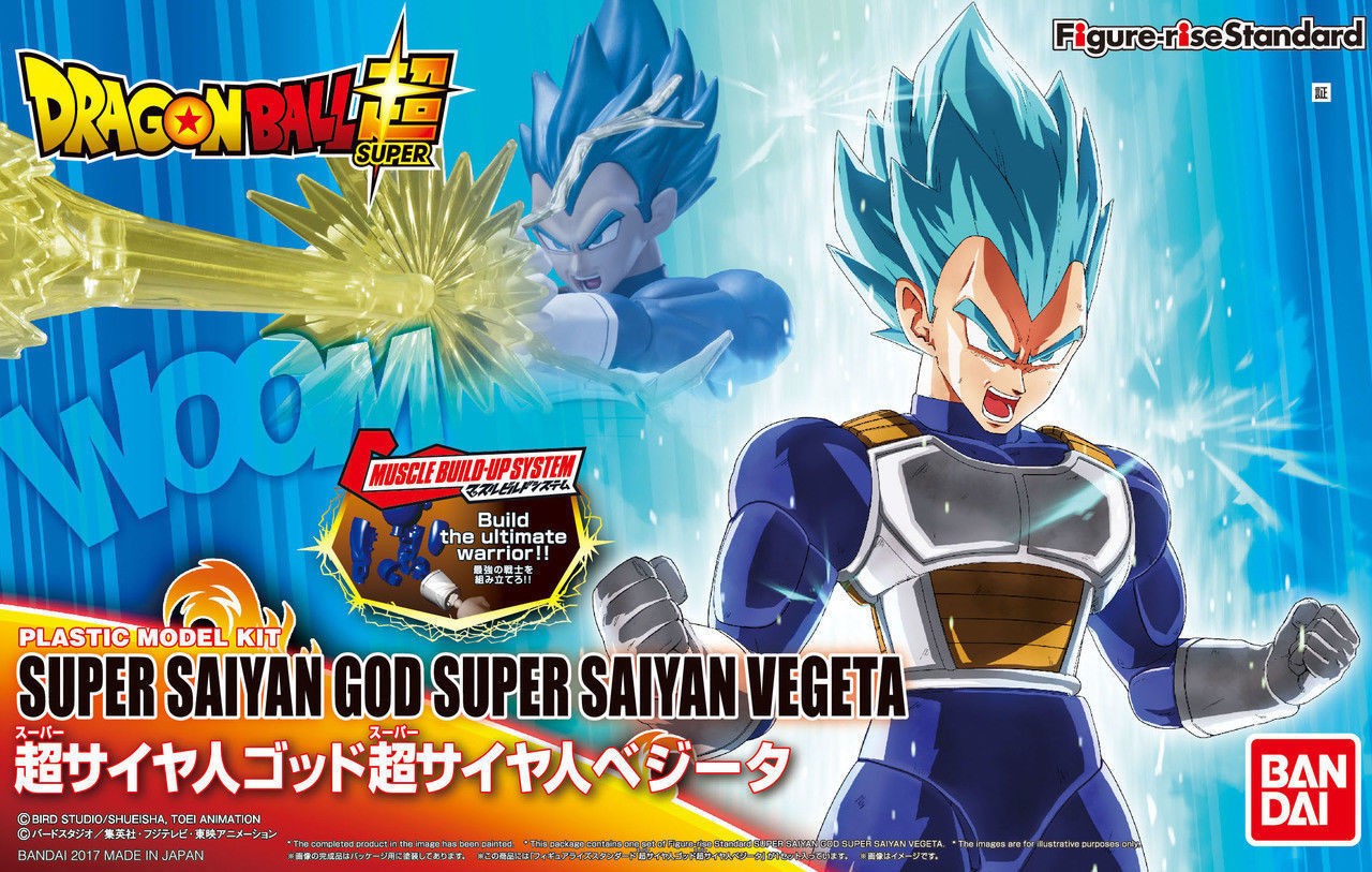 Bandai Figure-Rise Standard Super Saiyan God: Super Saiyan Vegeta Kit