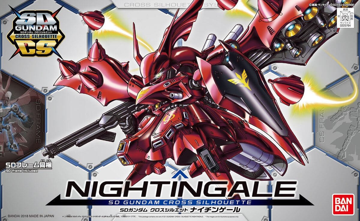 Bandai SD Gundam Cross Silhouette Nightingale Kit