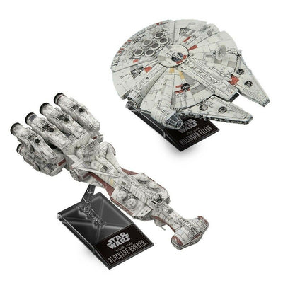 Bandai Star Wars 1/1000 Blockade Runner & 1/350 Millennium Falcon Kit