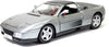 BBURAGO 1/18 Ferrari 348ts Silver Diecast Model