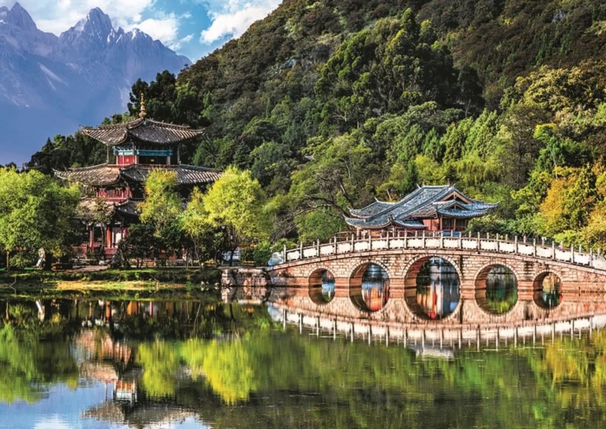 Black Dragon Pool, Lijiang, China 500pc Puzzle