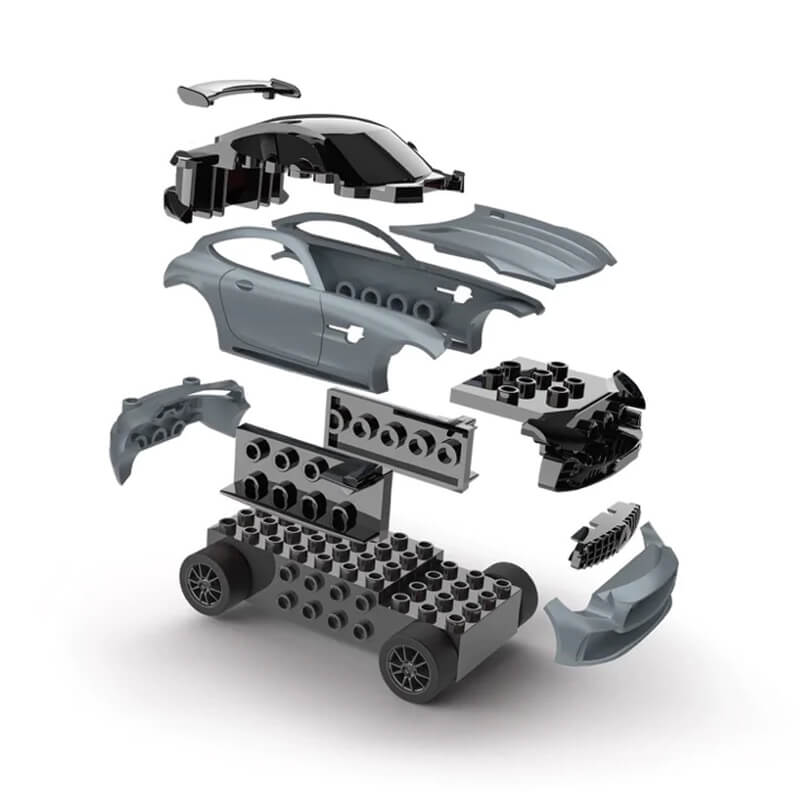 Revell 1/16 Build 'n Race Mercedes AMG GT R Black Kit