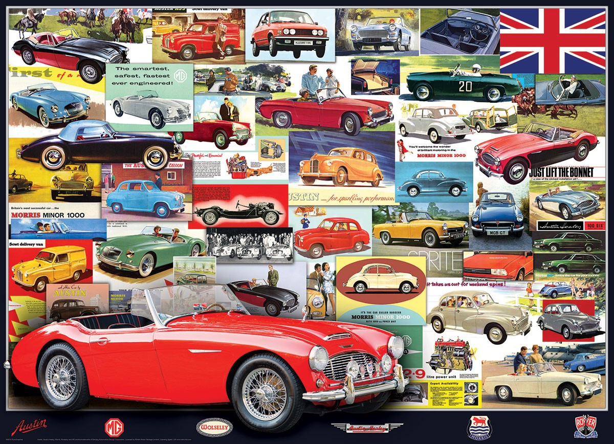 British Motor Heritage 1000 pcs Puzzle