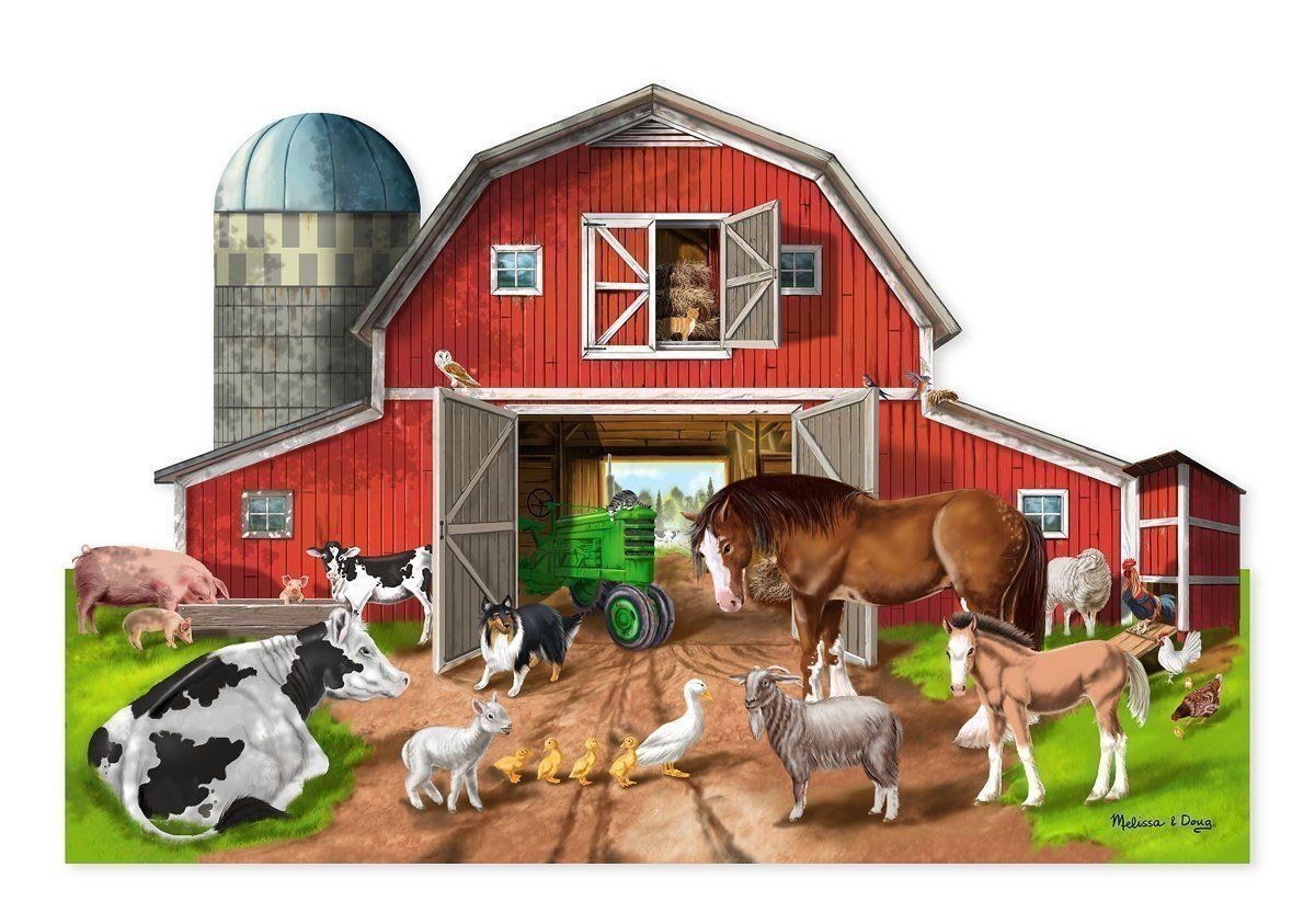 Busy Barn 32pcs Floor Puzzle MND-2923