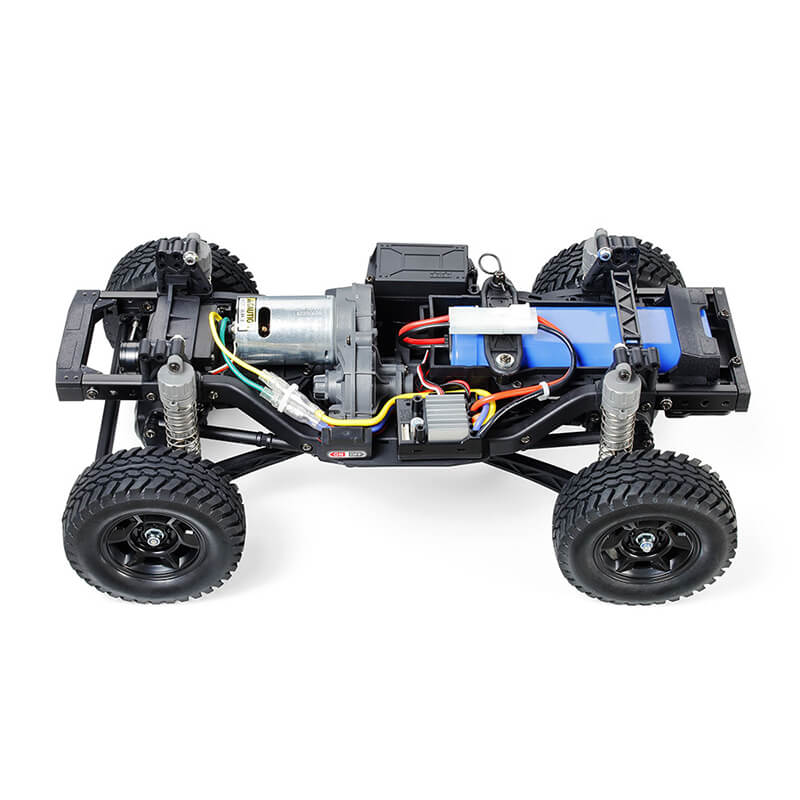 Tamiya 1/10 1990 Land Rover Defender 90 Light Blue Painted Body (CC-02 Chassis) RC Kit