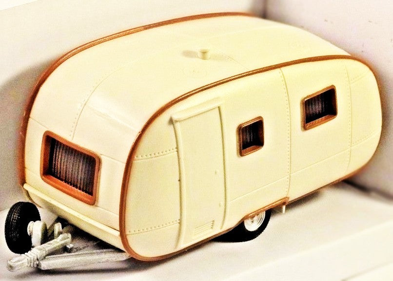 Cararama 1/43 Caravan (White)