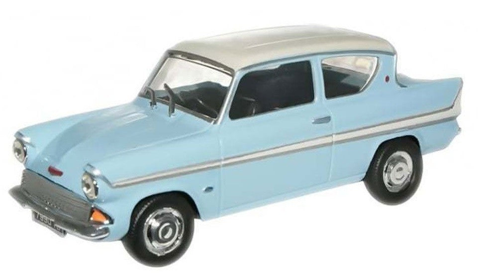 Cararama 1/43 Ford Anglia MKI (Blue/White)
