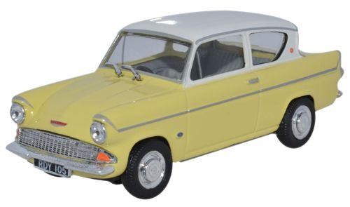 Cararama 1/43 Ford Anglia MKI (Yellow/White)
