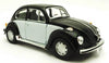 Cararama 1/43 VW Beetle Classic (Black/White)