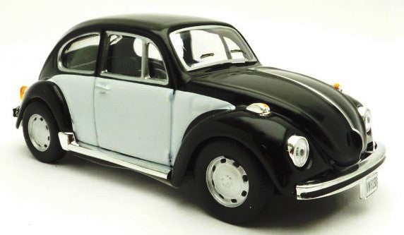 Cararama 1/43 VW Beetle Classic (Black/White)