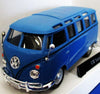Cararama 1/43 VW T1 Samba Bus + Tow Bar (Blue)