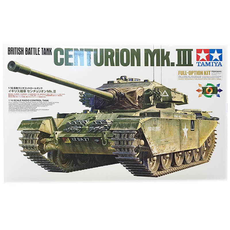 Tamiya 1/16 British Battle Tank Centurion Mk.Ⅲ (w/Full-Option Kit) RC Kit