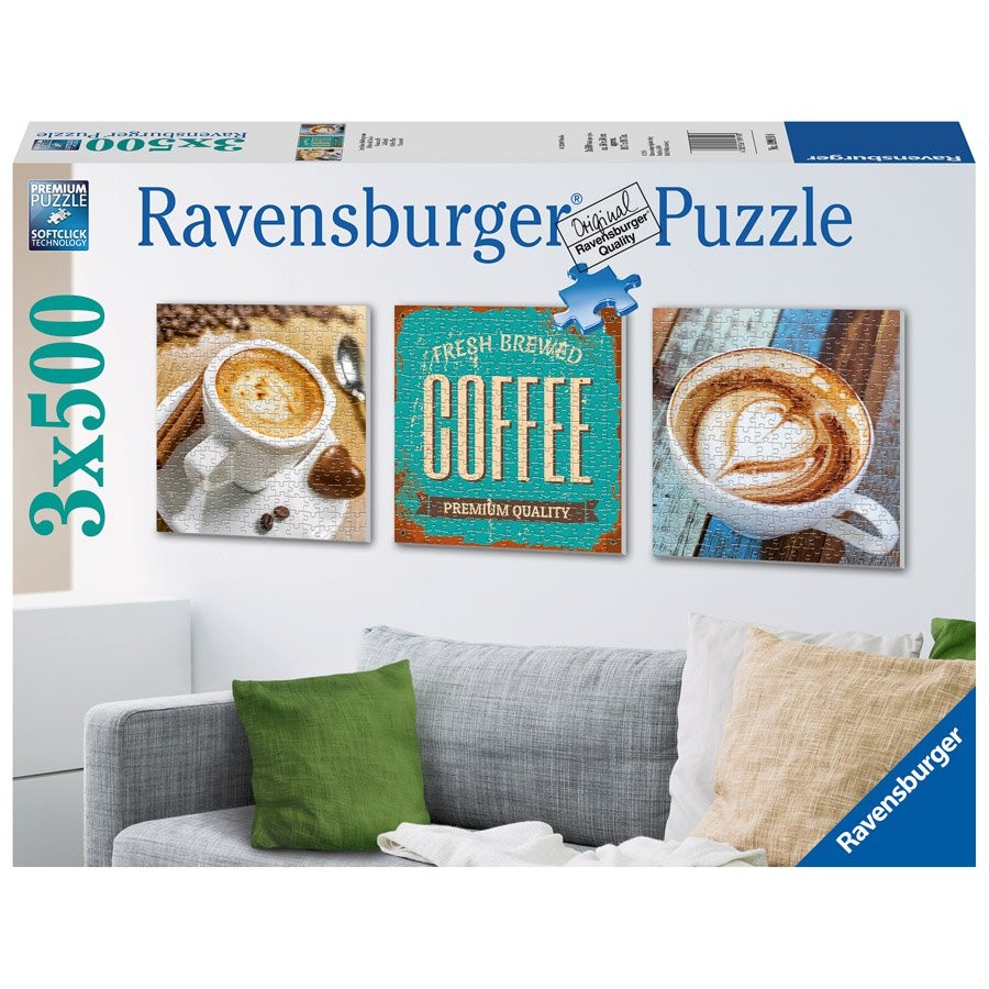 Coffee Time 3x500pcs Puzzle
