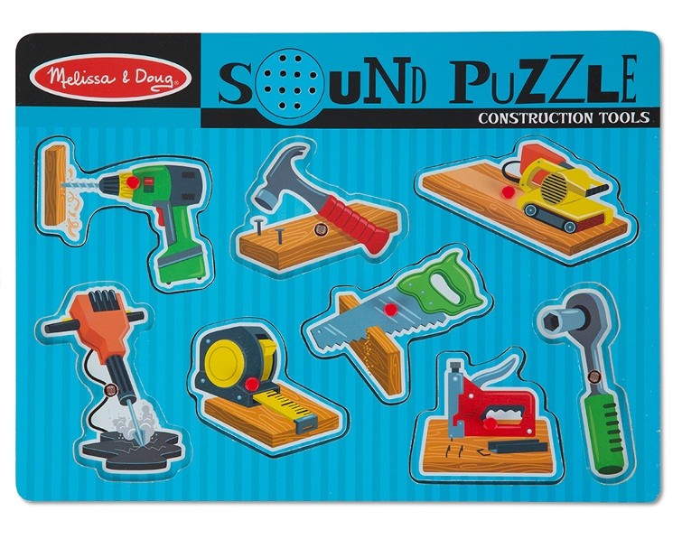 Construction Tools 8pcs Sound Puzzle