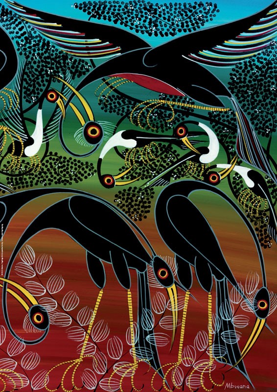 Crane by Tinga Tinga 1000 pces Puzzle