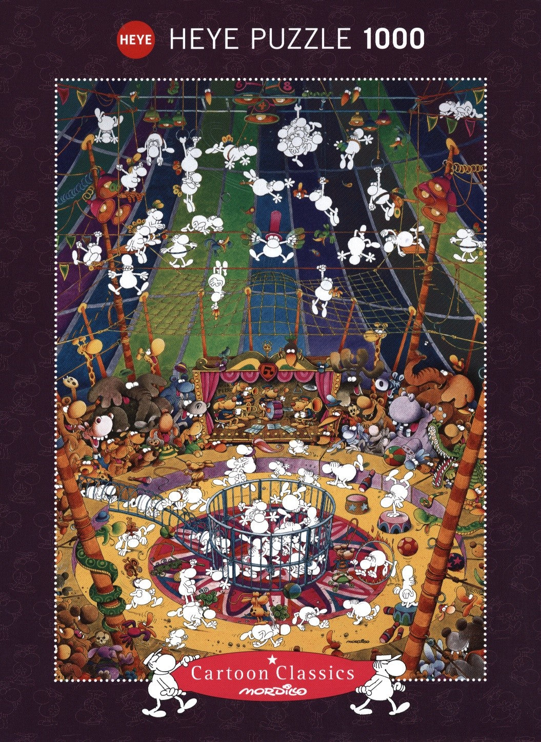 Crazy Circus by Guillermo Mordillo 1000pc Puzzle