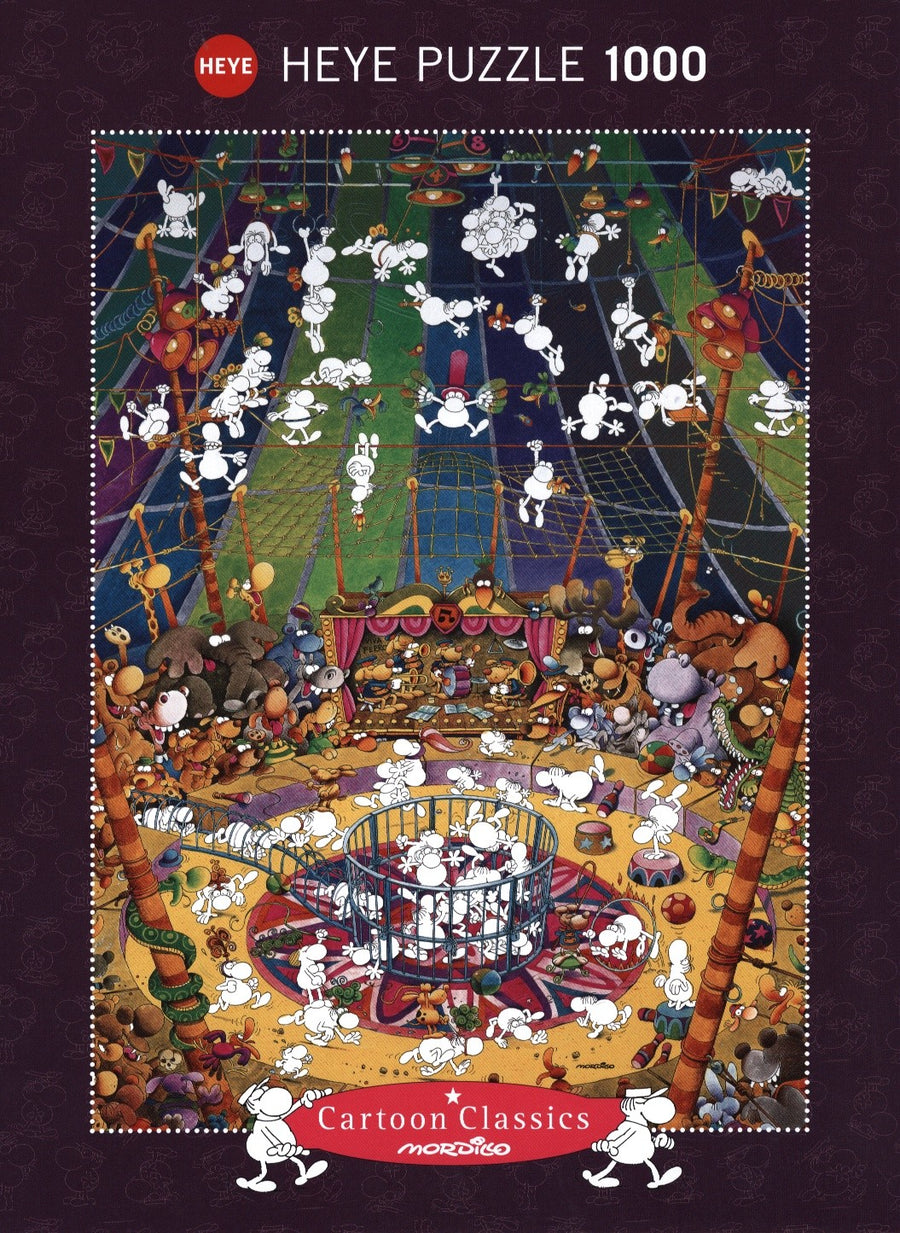 Crazy Circus by Guillermo Mordillo 1000pc Puzzle