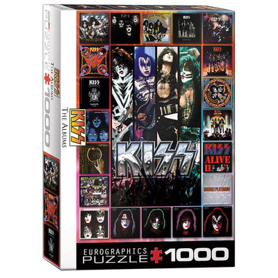 Kiss The Albums 1000pc Puzzle