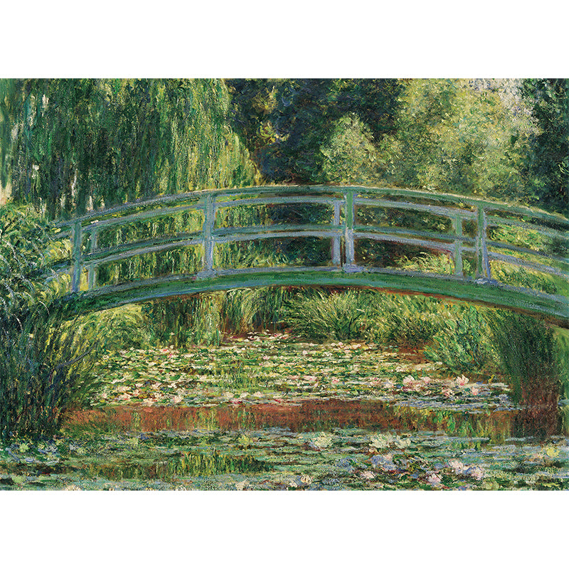 The Japanese Footbridge by Claude Monet 1000pc Puzzle