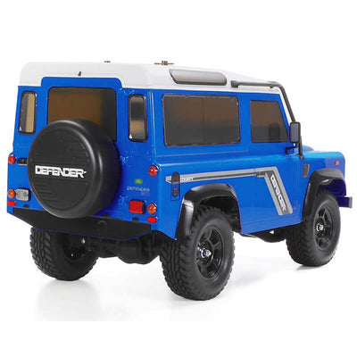 Tamiya 1/10 1990 Land Rover Defender 90 Light Blue Painted Body (CC-02 Chassis) RC Kit