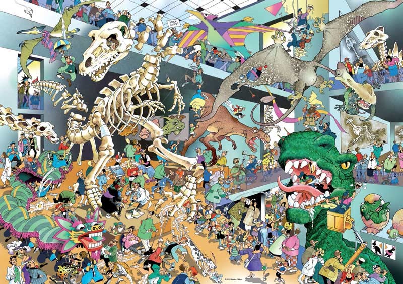 Dinos by Giuseppe Calligaro 1000pc Puzzle