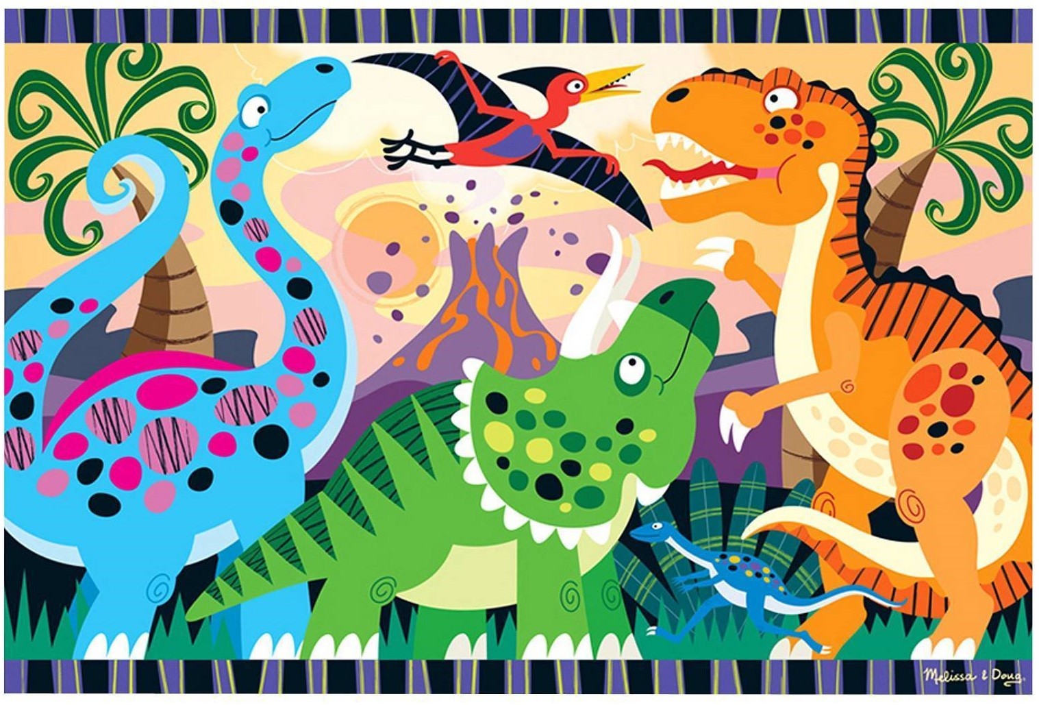 Dinosaur Dawn 24pcs Floor Puzzle