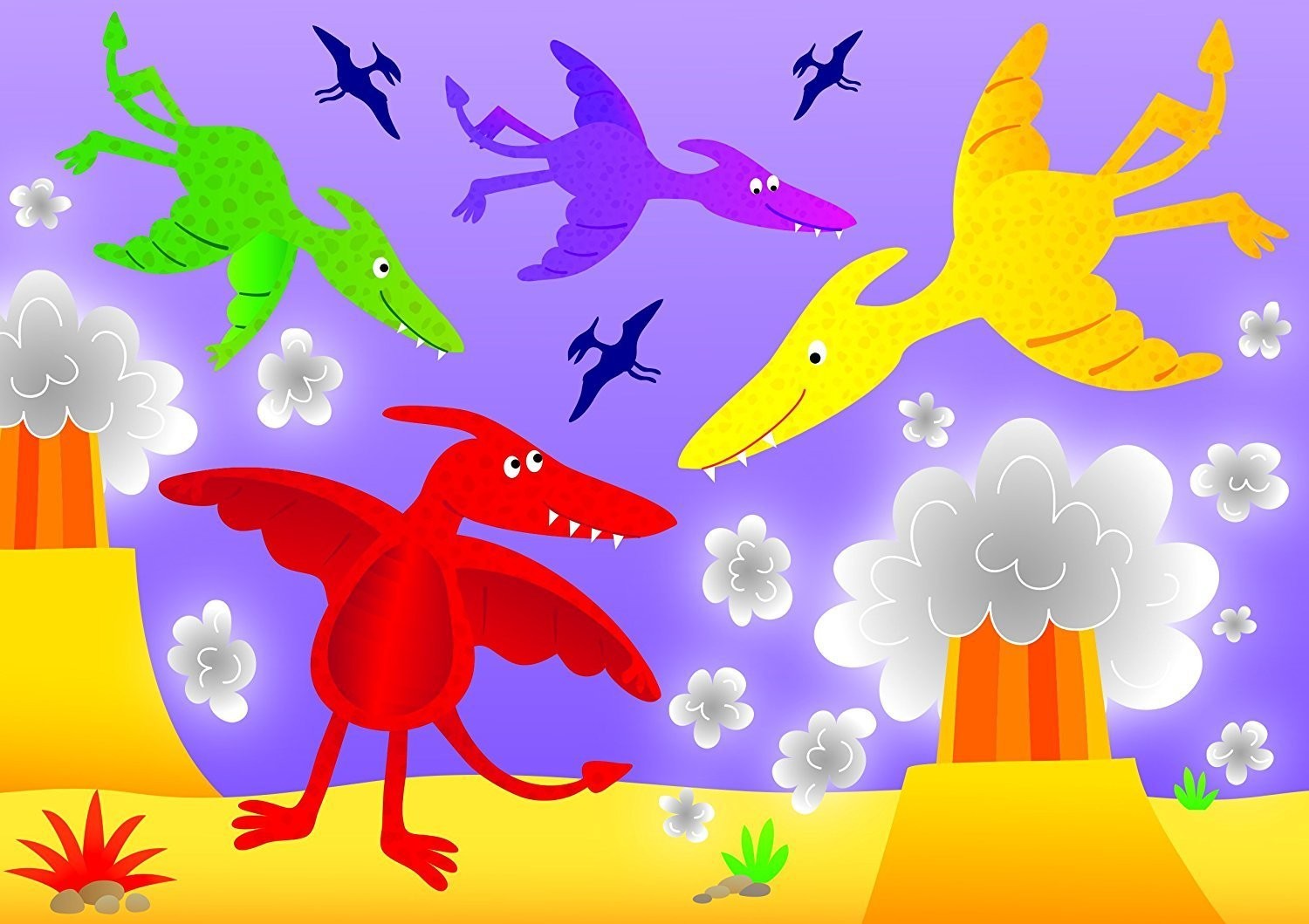 Dinosaurs 4 x Puzzles