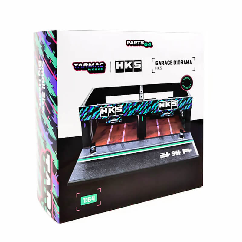 Tarmac Works 1/64 Accessories Pit Garage Diorama HKS
