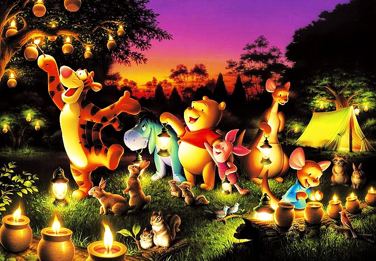 Disney Candle Party in the Woods 1000pcs Puzzle