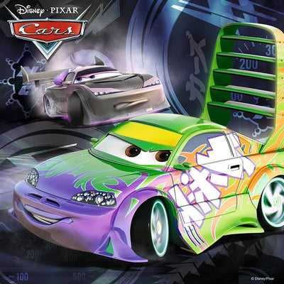 Disney Cars On The Racetrack 3x49pcs Puzzle