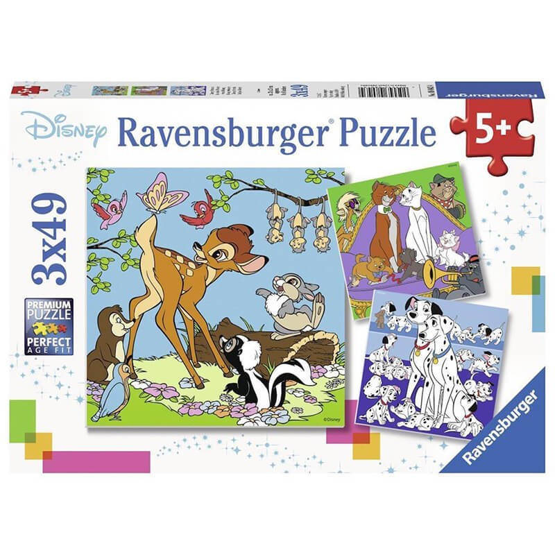 Disney Friends 3x49pcs Puzzle