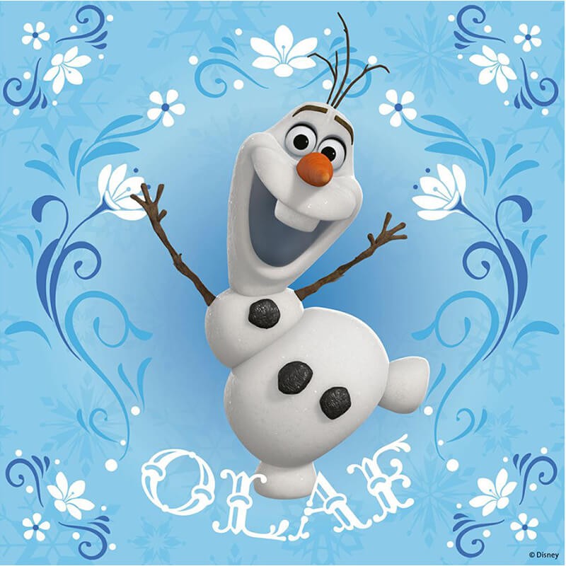 Disney Frozen Elsa, Anna & Olaf 3x49pcs Puzzle