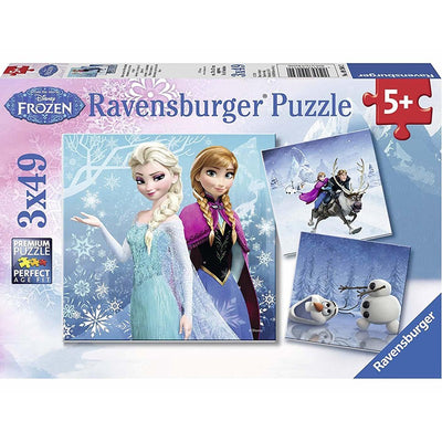 Disney Frozen Winter Adventures 3x49pcs Puzzle