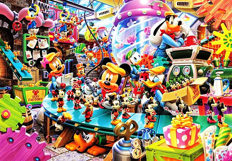 Disney Mickey's Toy Factory 1000pcs Puzzle