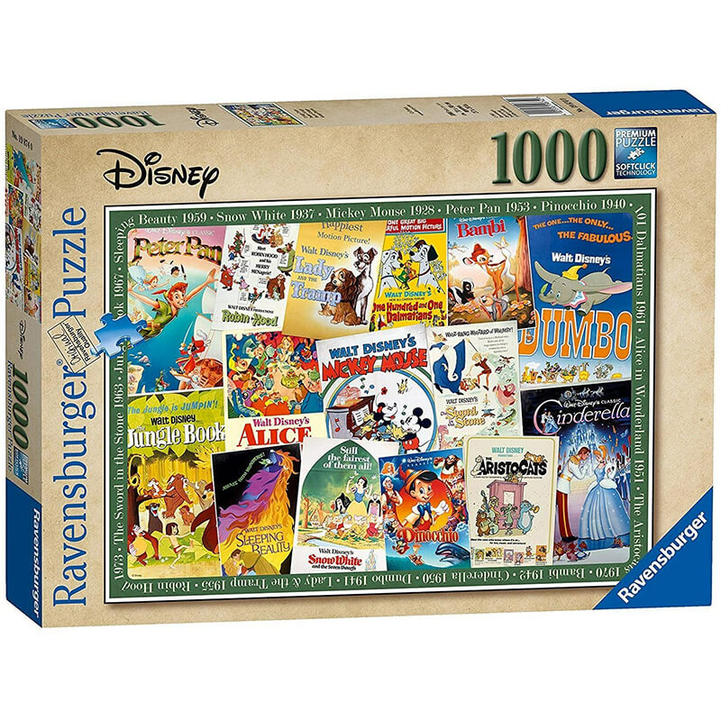 Disney Poster Vintage 1000pcs Puzzle