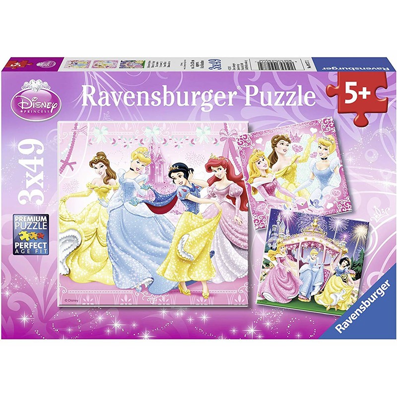 Disney Princess Snow White 3x49pcs Puzzle