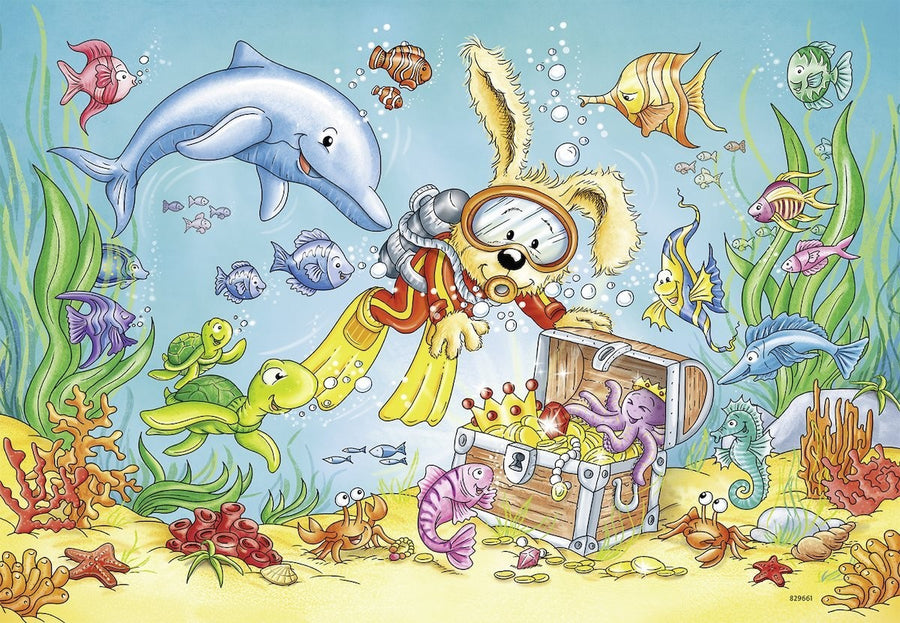 Diving Adventure by Stefan Lohr 2x12 pcs Puzzle