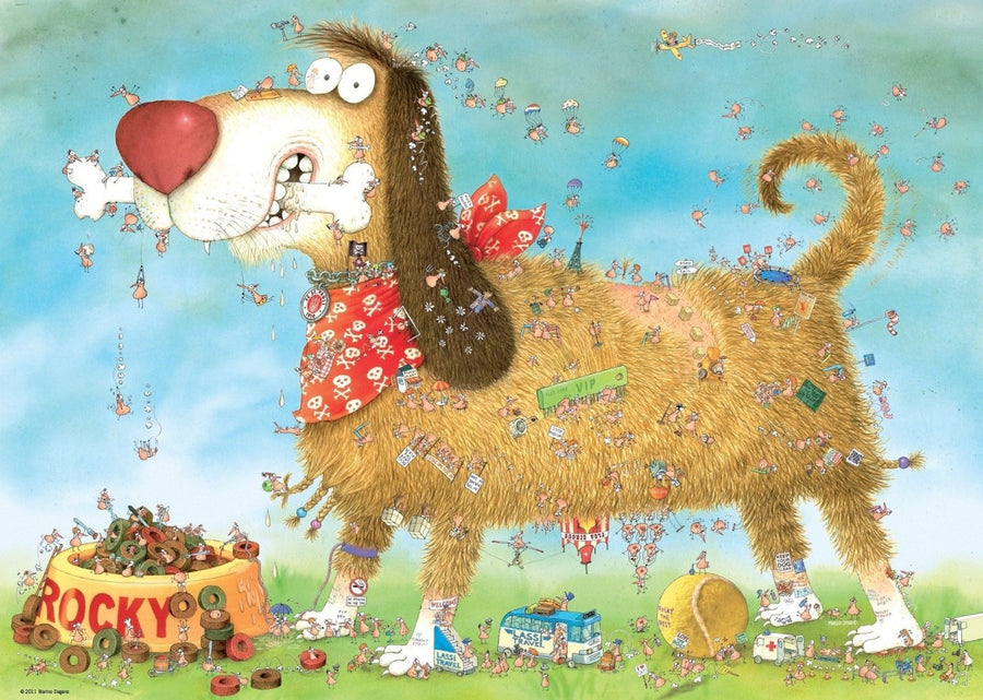 Dog's Life by Marino Degano 1000pc Puzzle