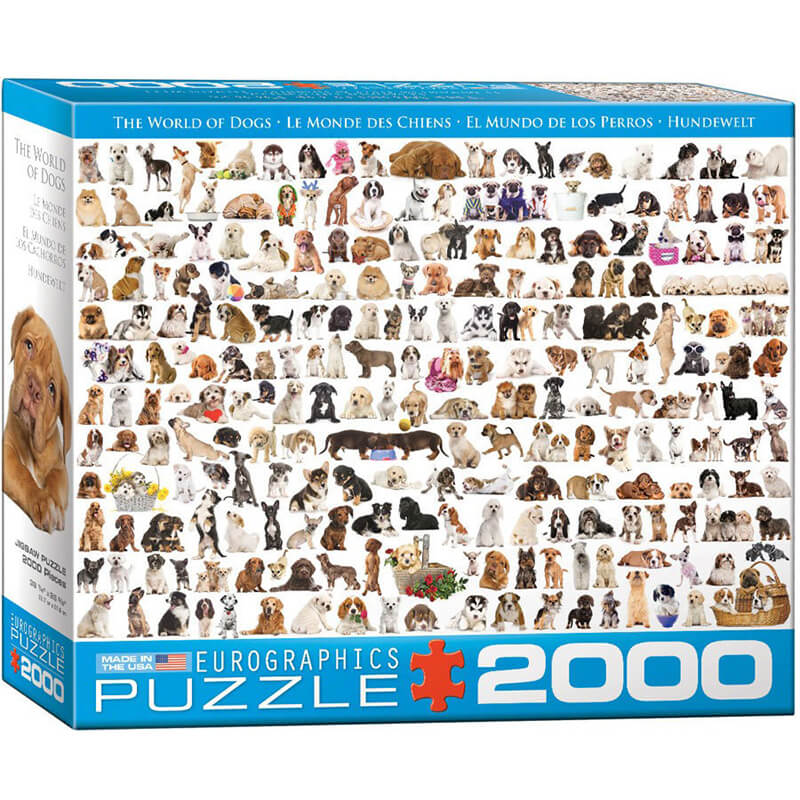 The World of Dogs 2000pc Puzzle